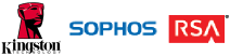 Kingston Technology, Sophos, RSA